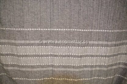 Hängmatta Sertão i detalj visar hur mönster och färger ser ut, ljusgrå.